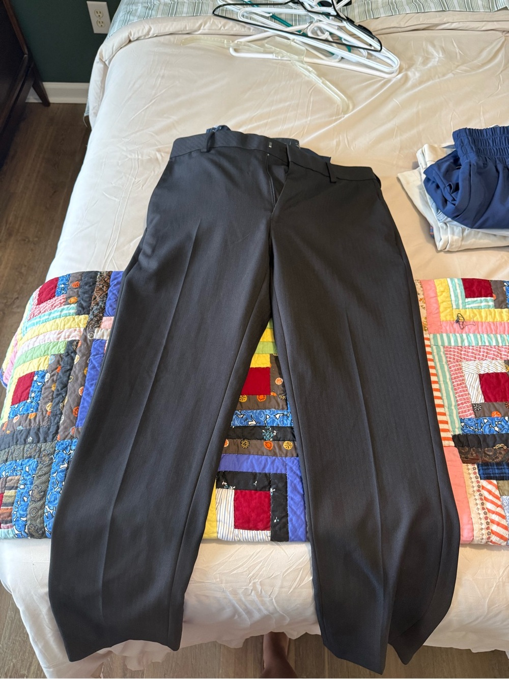 Van Heusen Black Slim Dress Pants